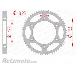 Couronne AFAM 54 dents acier pas 428 type 10228