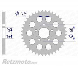 Couronne AFAM 40 dents alu pas 415 type 72105 KTM SX50