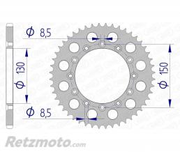 Couronne AFAM 48 dents alu pas 520 type 11304 Honda