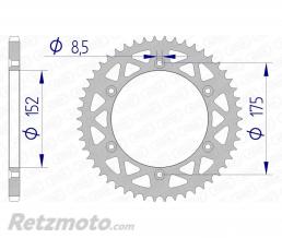 Couronne AFAM 53 dents alu pas 520 type 13508N Yamaha