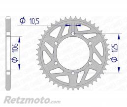 Couronne AFAM 49 dents alu pas 520 type 87606