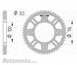 Couronne AFAM 55 dents alu pas 428 type 17105