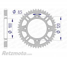 Couronne AFAM 47 dents alu pas 428 type 15104