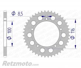 Couronne AFAM 44 dents alu pas 420 type 17100N