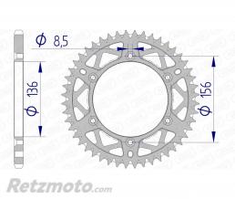 Couronne AFAM 52 dents alu pas 520 type 15206
