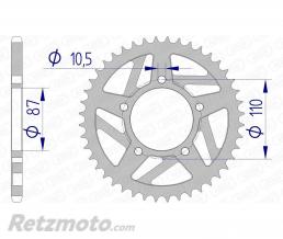 Couronne AFAM 39 dents alu pas 520 type 15405 Suzuki