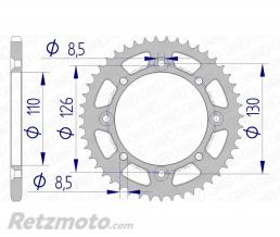 Couronne AFAM 47 dents alu pas 420 type 17107N Kawasaki