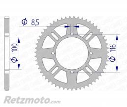 Couronne AFAM 51 dents alu pas 420 type 17104N Kawasaki