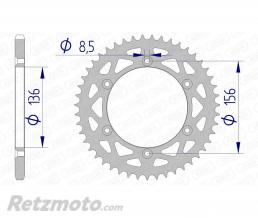 Couronne AFAM 52 dents alu pas 520 type 15206N