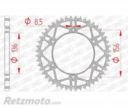 Couronne AFAM 49 dents acier ultra-light pas 520 type 14206SLK