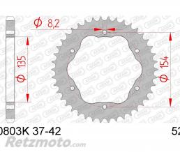 Couronne AFAM 40 dents acier pas 525 type 50803K Ducati Panigale 1199 ABS