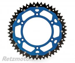 ART Couronne ART Bi-composant 49 dents Aluminium ultra-light anti-boue pas 520 bleu