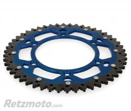 Couronne ART Bi-composant 50 dents Aluminium ultra-light anti-boue pas 520 bleu