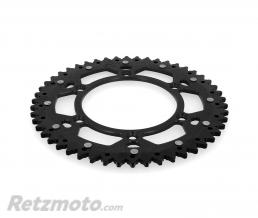 Couronne ART Bi-composant 48 dents Aluminium ultra-light anti-boue pas 520 noir