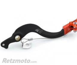 ART p�dale de frein ART Factory aluminium anodis� noir/embout orange KTM/Husqvarna