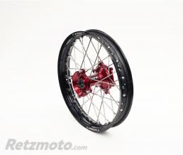 Roue arri�re compl�te ART 19x1.85 jante noir/moyeu rouge