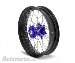 ART Roue avant compl�te ART SM 17x3,50 jante noir/moyeu bleu Yamaha YZ/YZF