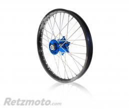 Kit roues compl�tes avant + arri�re ART MX 21x1,60/19x2,15 jante noir/moyeu bleu Yamaha
