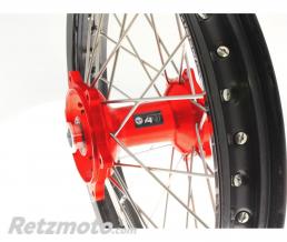 Kit roues compl�tes avant + arri�re ART MX 21x1,60/18x2,15 jante noir/moyeu rouge Beta
