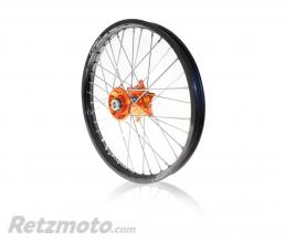 Kit roues compl�tes avant + arri�re ART MX 21x1,60/19x2,15 jante noir/moyeu orange KTM