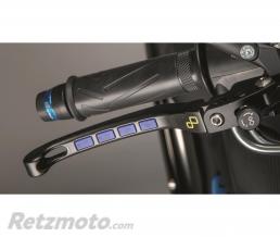 Levier de frein repliable/r�glable LIGHTECH Alien alu inserts caoutchouc noir Yamaha MT-07/09
