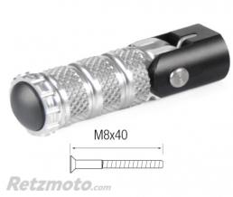 Repose-pieds repliables LIGHTECH M8x40 argent