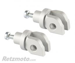 LIGHTECH Supports de repose-pieds avant LIGHTECH argent Kawasaki