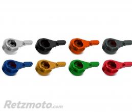 Leviers V-PARTS repliables 177mm taill� masse noir/visserie alu avec adaptateurs par paire BMW
