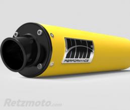 Silencieux HMF Performance Series jaune/casquette Turn Down noire Can Am - Non homologu� pour la route