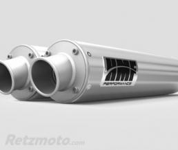 HMF Ligne compl�te HMF Performance Series silencieux double inox bross�/casquette Turn Down inox bross� Polaris RZR S 1000/General
Non homologu� pour la route