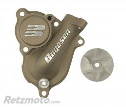 BOYESEN Carter de pompe � eau + h�lice BOYESEN alu couleur magn�sium Kawasaki KX450F
