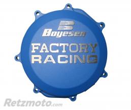 Couvercle de carter d'embrayage BOYESEN Factory Racing alu bleu Yamaha YZ65