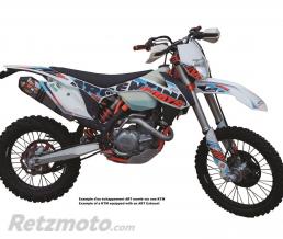 Silencieux ART B-P122 aluminium/casquette noire KTM EXC450 14-16