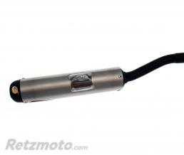 Silencieux 2 temps TECNIUM alu/embout noir standard Honda CR500R