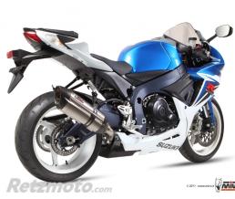 MIVV Silencieux MIVV Suono inox/casquette carbone Suzuki GSX-R600/GSX-R750