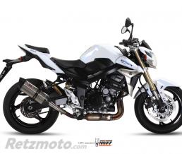 Silencieux MIVV Suono inox/casquette carbone Suzuki GSR 750