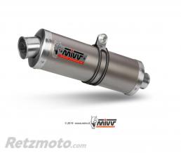 MIVV Silencieux MIVV Oval Classic titane Suzuki SV650