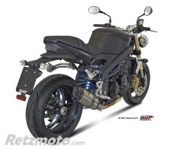 MIVV Silencieux MIVV Suono inox/casquette carbone Triumph Speed Triple 1050