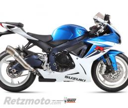 Silencieux MIVV Ghibli inox Suzuki GSX-R600/GSX-R750
