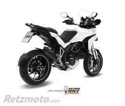 MIVV Silencieux MIVV Suono inox bross� noir/casquette carbone Ducati Multistrada 1200