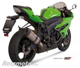 MIVV Silencieux MIVV Suono inox/casquette carbone Kawasaki ZX6R/ZX6RR