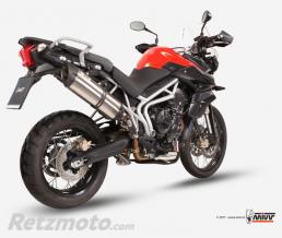 MIVV Silencieux MIVV Suono inox/casquette carbone Triumph Tiger 800