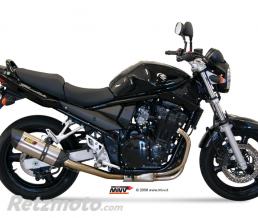 Silencieux MIVV Suono inox/casquette carbone Suzuki GSF650 S/N Bandit