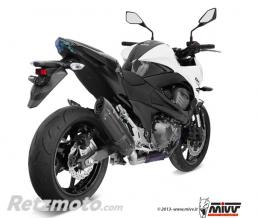 MIVV Silencieux MIVV Suono inox bross� noir/casquette carbone Kawasaki Z800 e