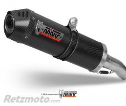 Silencieux double MIVV Oval Carbon Cap carbone Yamaha XT660 X/R/Z