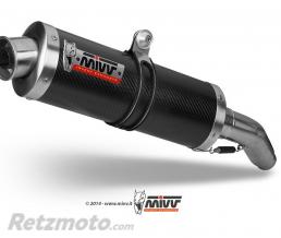 Silencieux double MIVV Oval Classic carbone Suzuki SV1000