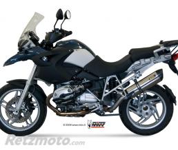Silencieux MIVV Suono inox/casquette carbone BMW R1200GS