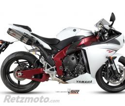 Silencieux double MIVV Suono inox/casquette carbone Yamaha YZF-R1
