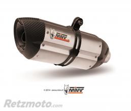 Silencieux MIVV Suono inox/casquette carbone Kawasaki Z800 e