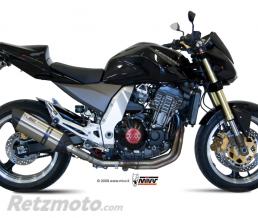 Silencieux double MIVV Suono inox/casquette carbone Kawasaki Z1000